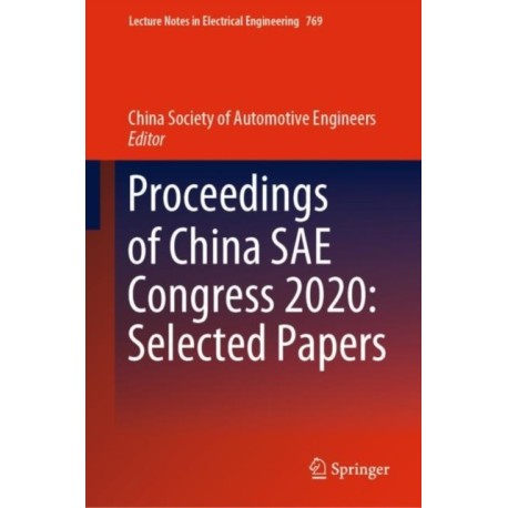 Proceedings of China SAE Congress 2020: Selected Papers