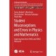 Student Misconceptions and Errors in Physics and Mathematics: Exploring Data from TIMSS and TIMSS Advanced