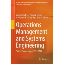 Operations Management and Systems Engineering: Select Proceedings of CPIE 2019