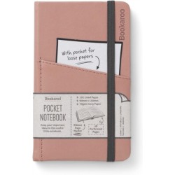 Bookaroo Pocket Notebook (A6) Journal - Blush