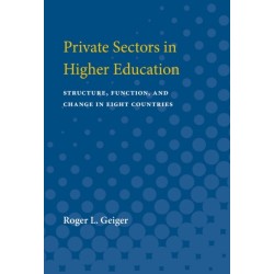 Private Sectors in Higher Education: Structure, Function, and Change in Eight Countries