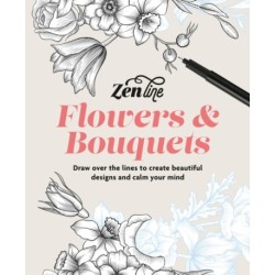 Zenline Flowers & Bouquets: Draw over the lines to create beautiful designs and calm your mind