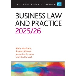 Business Law and Practice 2025/26: Legal Practice Course Guides (LPC)