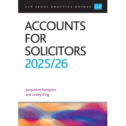 Accounts for Solicitors 2025/26: Legal Practice Course Guides (LPC)