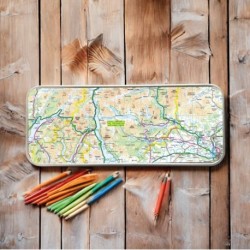 OS Map Metal Pencil Tin - Loch Lomond and The Trossachs National Park