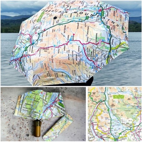 OS Map Premium Umbrella - Loch Lomond and The Trossachs National Park
