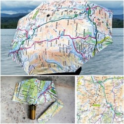 OS Map Premium Umbrella - Lake District National Park