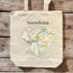 OS Map Premium Canvas Tote Bag - Snowdonia National Park