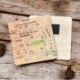 OS Map Wooden Square Magnet - Cairngorms National Park