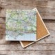 OS Map Ceramic Single Coaster - South Downs National Park