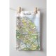 OS Map Tea-towel - The Broads