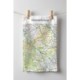 OS Map Tea-towel - Northumberland National Park