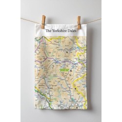 OS Map Tea-towel - Yorkshire Dales National Park