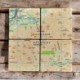 OS Map Ceramic Four Coaster Set - Cairngorms National Park
