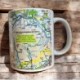 OS Map Ceramic Mug - Brecon Beacons National Park