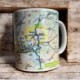 OS Map Ceramic Mug - Snowdonia National Park