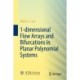 1-dimensional Flow Arrays and Bifurcations in Planar Polynomial Systems