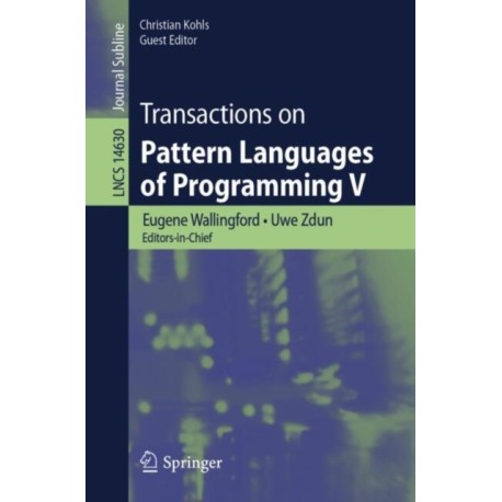 Transactions on Pattern Languages of Programming V