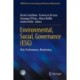 Environmental, Social, Governance (ESG): Risk, Performance, Monitoring