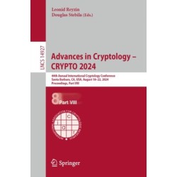 Advances in Cryptology – CRYPTO 2024: 44th Annual International Cryptology Conference, CRYPTO 2024, Santa Barbara, CA, USA, August 18–22, 2024, Proceedings, Part VIII