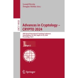 Advances in Cryptology – CRYPTO 2024: 44th Annual International Cryptology Conference, Santa Barbara, CA, USA, August 18–22, 2024, Proceedings, Part I