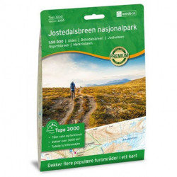 Jostedalsbreen nasjonalpark 1:50 000