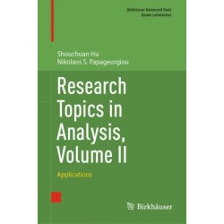 Research Topics in Analysis, Volume II: Applications