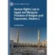 Human Rights Law in Egypt and Malaysia: Freedom of Religion and Expression, Volume 1