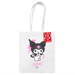 Kuromi (Tagged) White Tote Bag