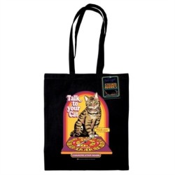 Steven Rhodes (Talk To Your Cat) Black Tote Bag