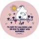 Coaster Single Ceramic - Moomin (Hug)