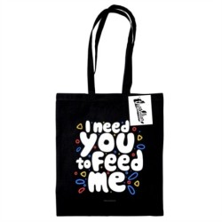 Tobe Fonseca (I Need You To Feed Me) Black Tote Bag