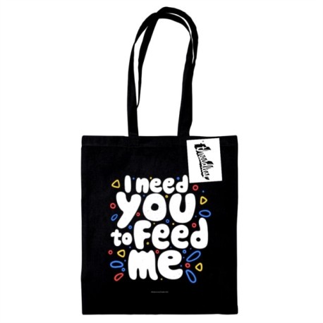 Tobe Fonseca (I Need You To Feed Me) Black Tote Bag
