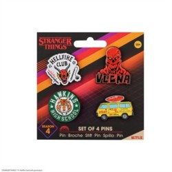 Pin set of 4 - Stranger Things Season 4