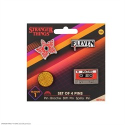 Pin set of 4 - Stranger Things Season 1