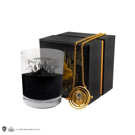 Marauder's Map Scented Candle with Necklace