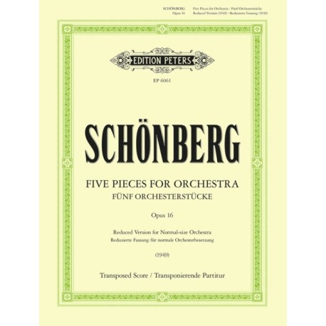 Five Pieces for Orchestra (New Version)
