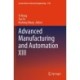 Advanced Manufacturing and Automation XIII