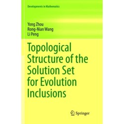 Topological Structure of  the Solution Set for Evolution Inclusions