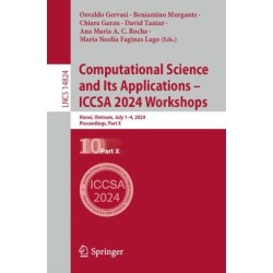Computational Science and Its Applications – ICCSA 2024 Workshops: Hanoi, Vietnam, July 1–4, 2024, Proceedings, Part X
