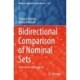 Bidirectional Comparison of Nominal Sets: Asymmetry of Proximity