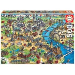 London City Map 500pc Puzzle