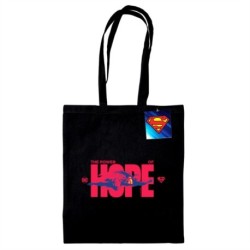 Superman (Hope) Black Tote Bag