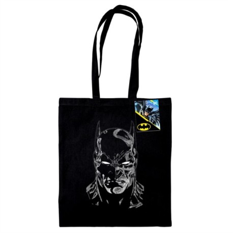Batman (Face) Black Tote Bag