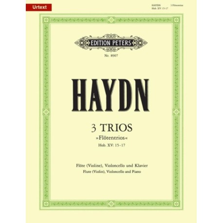 3 Trios for Flute Cello & Piano Hob.XV/1
