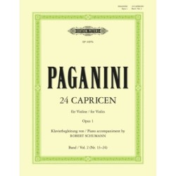 24 Caprices with Piano accompaniment, Vol.2