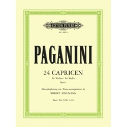 24 Caprices with Piano accompaniment, Vol.1