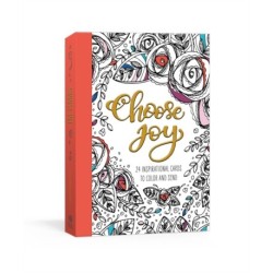 Choose Joy Postcard Book: 24 Inspirational Cards to Color and Send