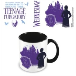 Wednesday (Teenage Purgatory) Black 11oz/315ml Coloured Inner Mug