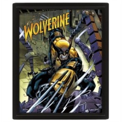 Wolverine (Berserker Rage) 3D Lenticular Poster (Framed)